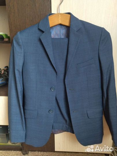 Школьный костюм для мальчика 152 синий