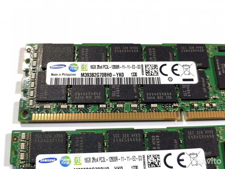 DDR3 rdimm 16Gb 1600MHz M393B2G70BH0-YK0 / CK0