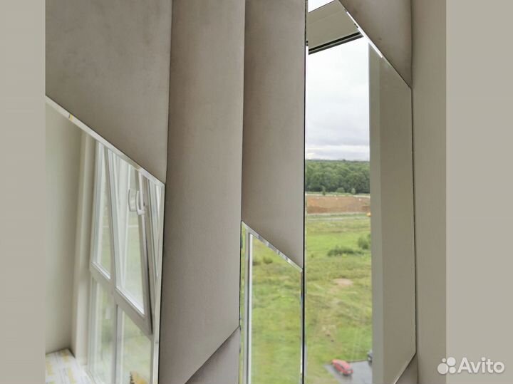 Мягкие стеновые панели лоджия