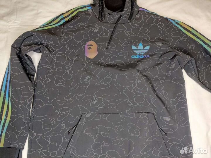 Adidas x Bape Tech Hoodie Black