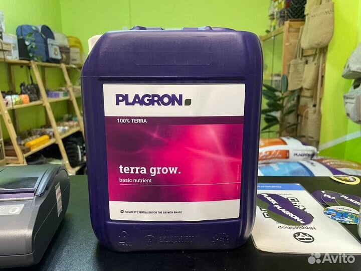 Удобрение Plagron Terra Grow 5 литров