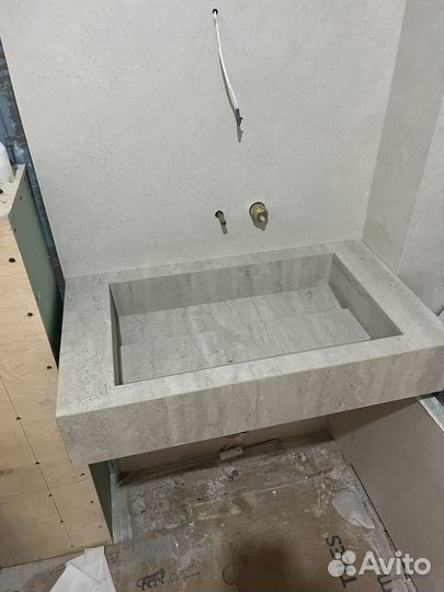 Столешница,раковина- керамогранит