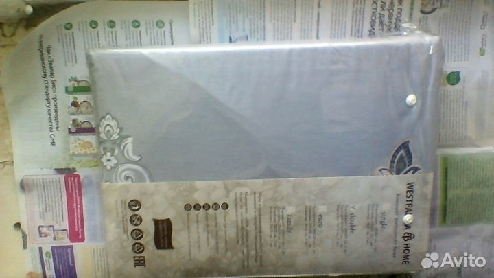 Постельное бельё бязь1.5-ка. новое