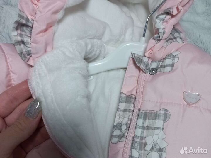 Зимний комбинезон для девочки 56 р-р