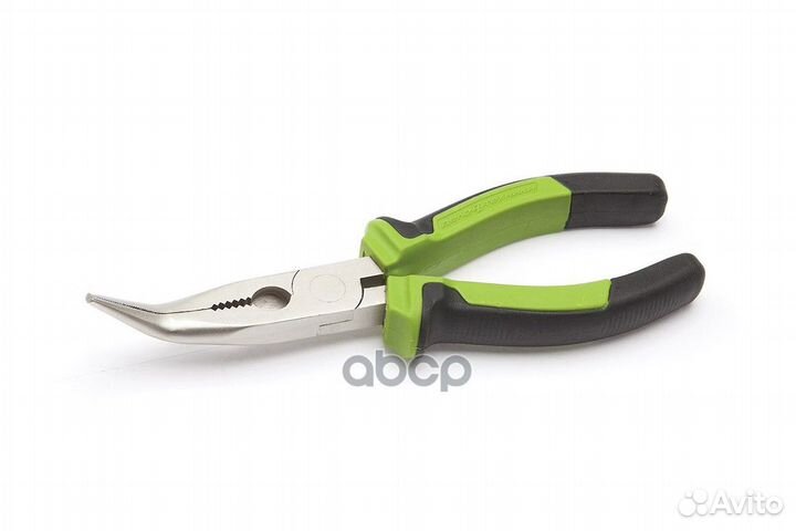 Плоскогубцы удлиненные загнутые 180 мм пластик