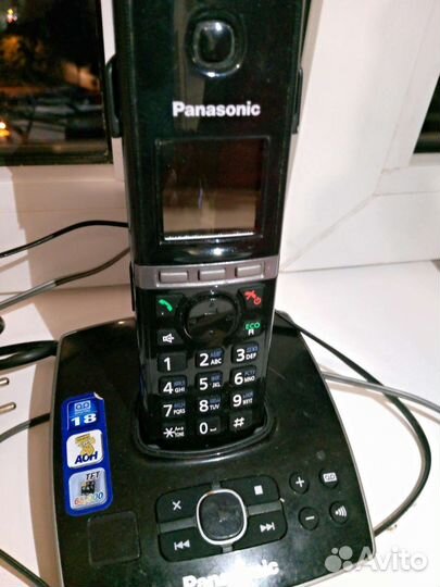 Panasonic стационарный телефон с автоответчиком