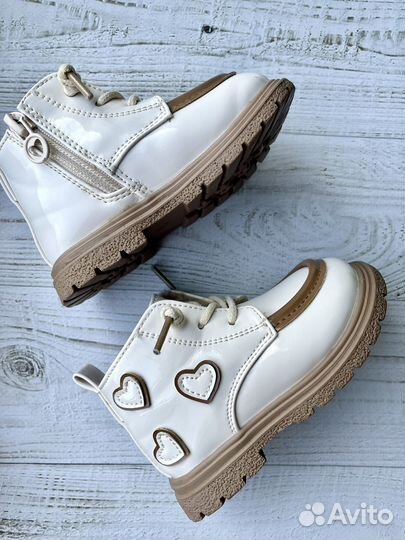 Ботинки демисезонные утепленные для девочки