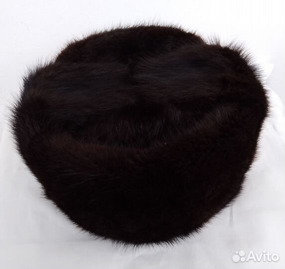 Шапка формовка зимняя меховая норка р.56 б/у