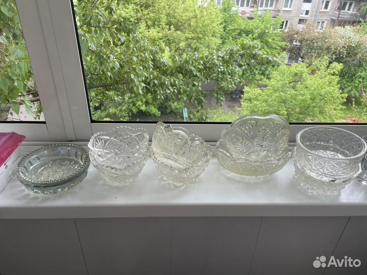 Салатник хрустальный