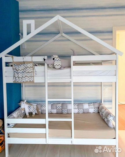 Двухъярусная кровать домик (магазин в Ставрополе)