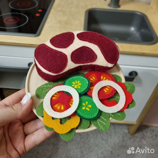 Игрушечная еда из фетра