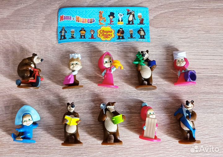 Киндеры чупа чупс Маша и медведь