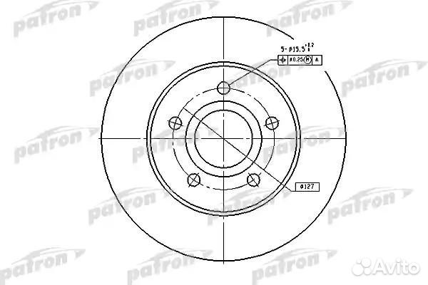 Диск тормозной передн jeep: Grand Cherokee 99-04