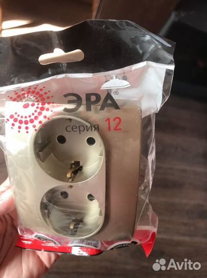 Розетка 2х2 эра