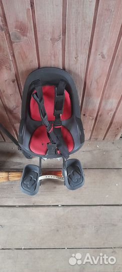 Детское кресло для велосипеда на раму