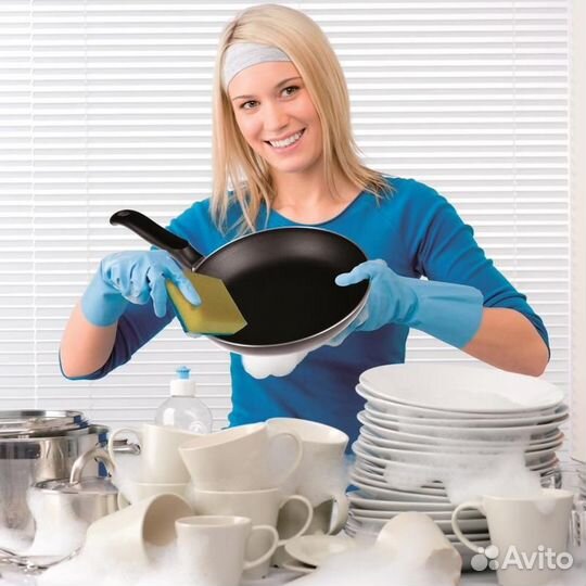 Уборщица-посудомойщица