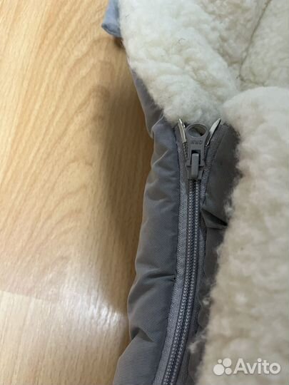 Меховой конверт в коляску овчина