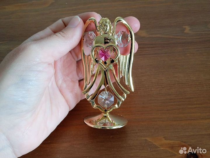 Статуэтка ангел с кристаллами