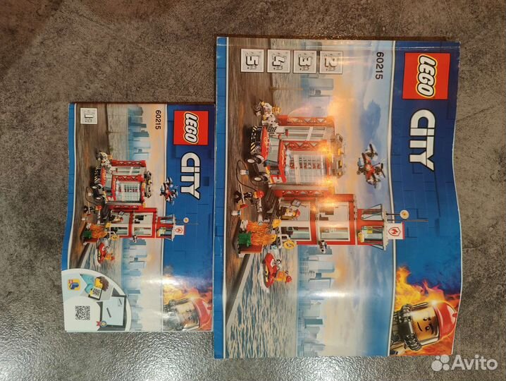 Lego city пожарная станция