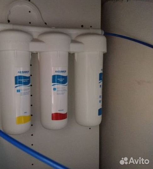 Проточный фильтр для воды Аквафор Трио Ж