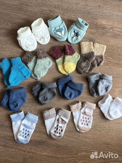 Носочки для новорожденного