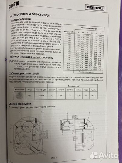 Горелка для котла Ferroli SUN G 10
