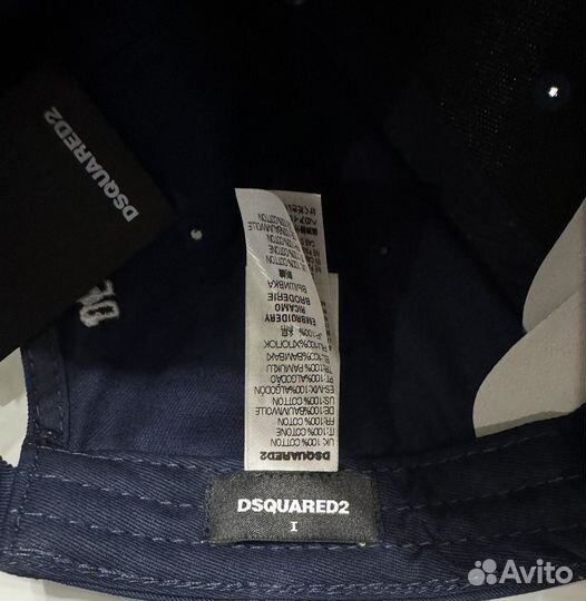 Новая хлопковая бейсболка Dsquared2