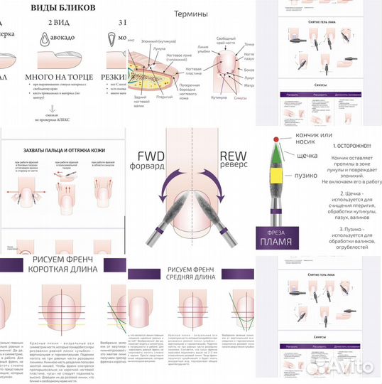 Методические пособия по маникюру и педикюру