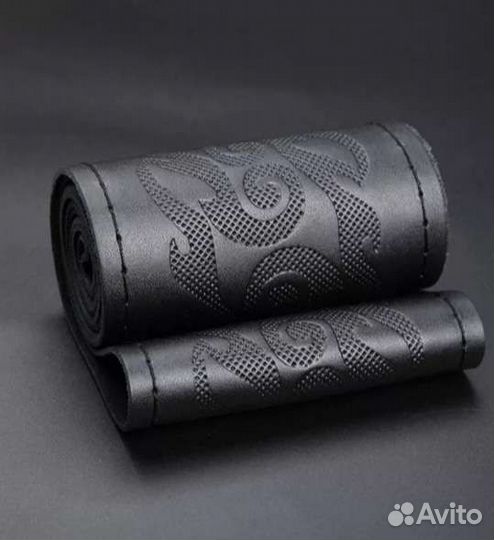 Оплетка на руль из натуральной кожи