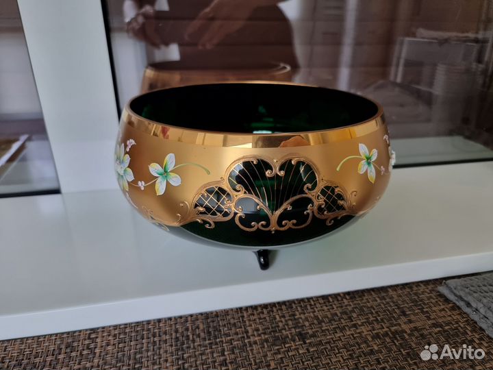 Фруктовница,блюдо bohemia