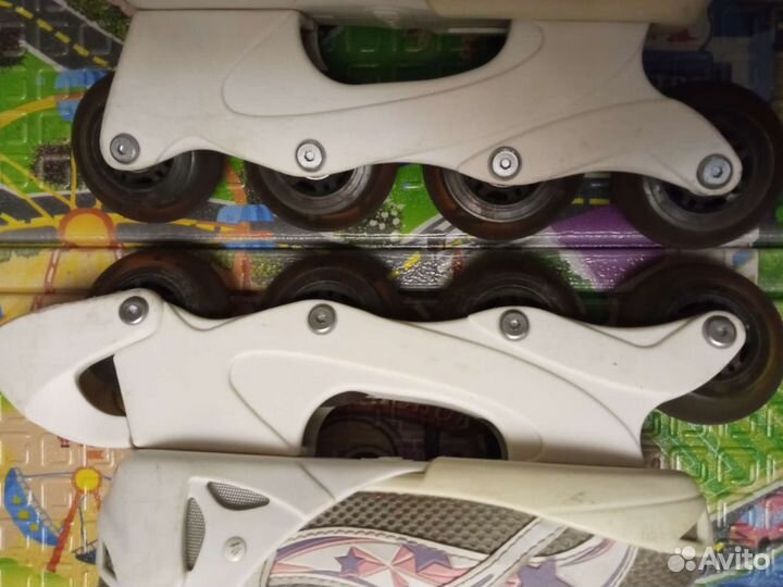 Роликовые коньки детские раздвижные р. 34-38