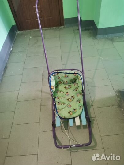 Детские зимние санки