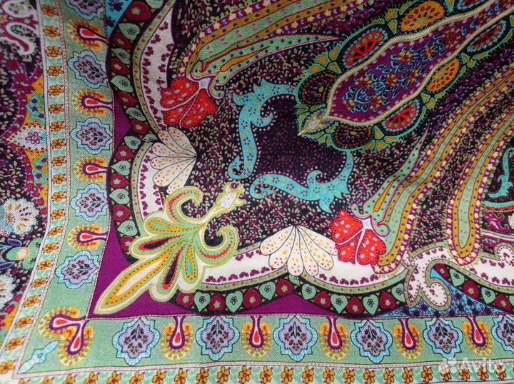 Платок шаль 130см шесть etro италия