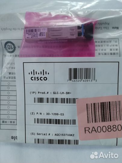 Трансиверы cisco WS-G5483; GLC-SX-MM, LH-SM,ZX-SM