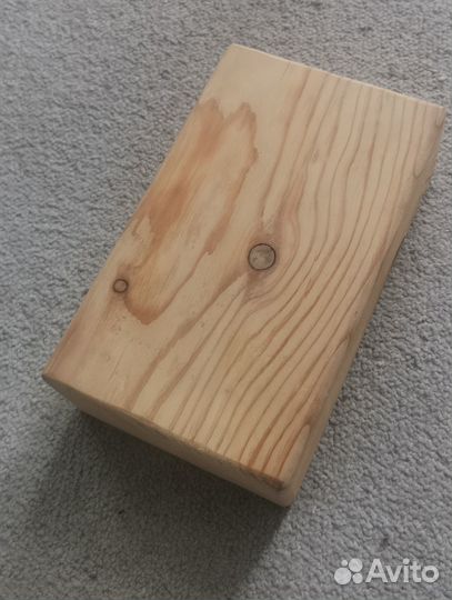 Блок для йоги деревянный