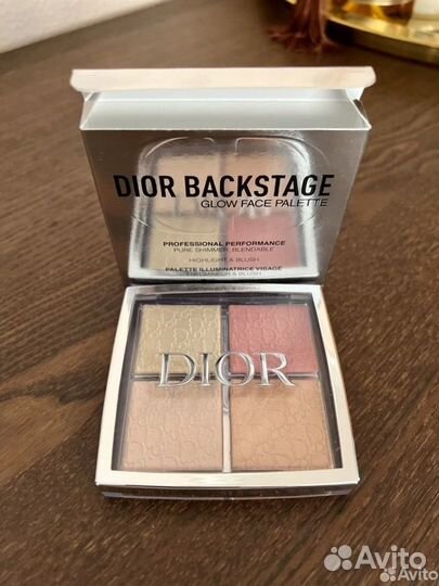Dior backstage glow palette палетка Glitz 002