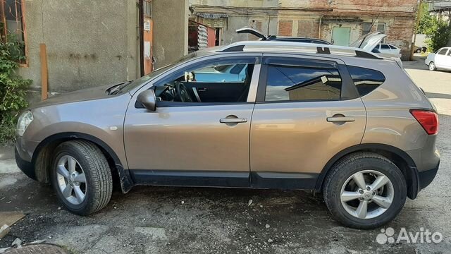 Рейлинги на крышу Nissan Qashqai, серые