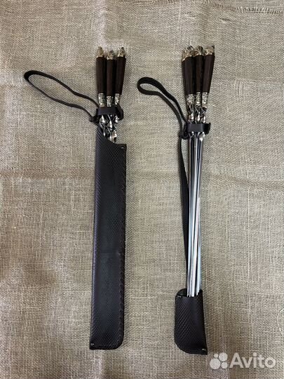 Набор шампуров подарочный