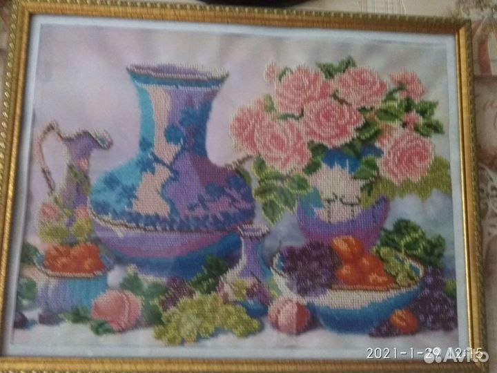 Картина(вышивка бисером)