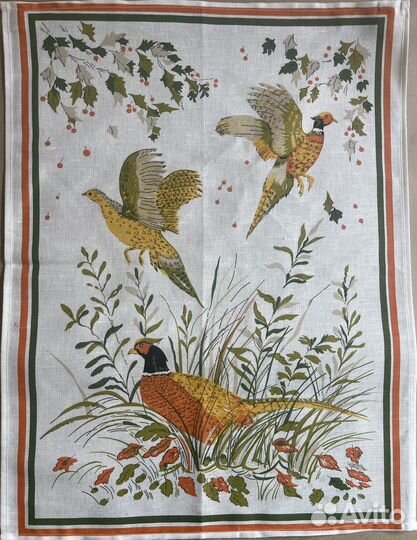 Полотенца лен/хлопок кухонные