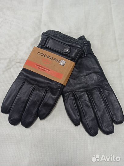 Мужские кожаные перчатки Dockers