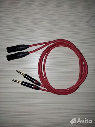 Балансные мониторные кабели Canare Jack-XLR