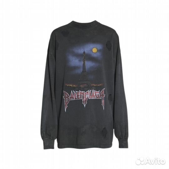 Balenciaga paris moon long sleeve