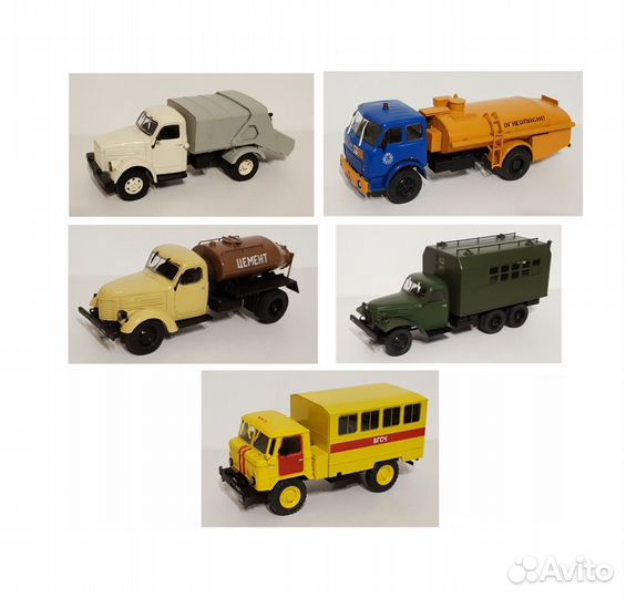 Грузовики: Автомобиль на службе (5 штук )