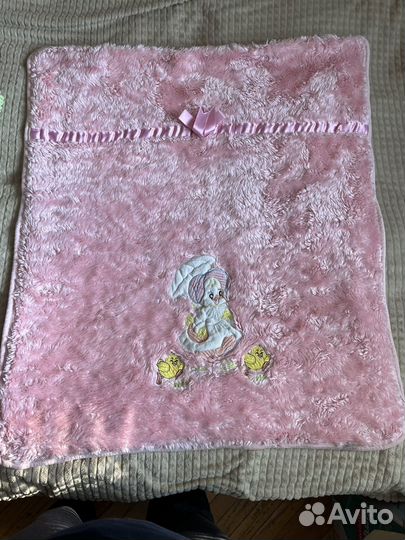 Плед коверт для новорожденных в коляску