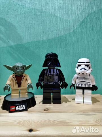 Lego star wars фигурки. Йода, Вейдер, Штурмовик