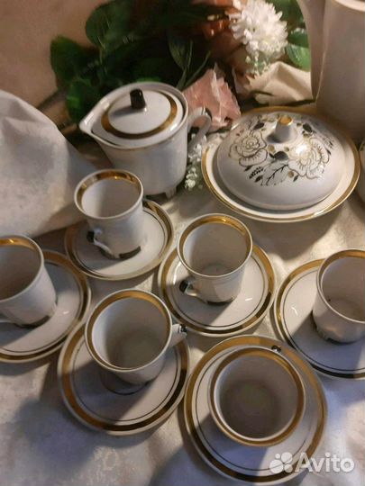 Кофейный набор Городецкого фз. из 11 предметов