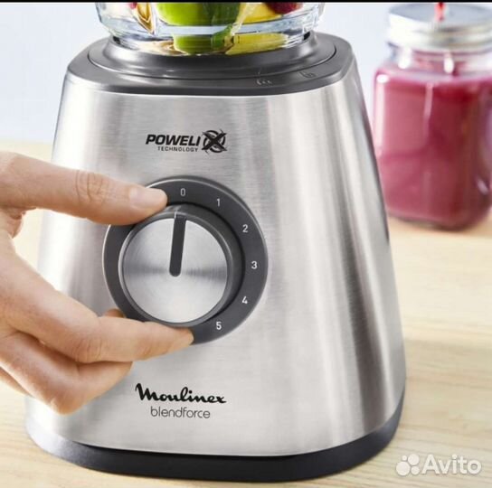 Блендер Новый стационарный Moulinex LM439D10
