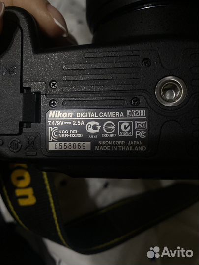 Зеркальный фотоаппарат nikon d3200