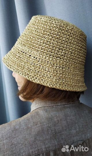 Панама из рафии